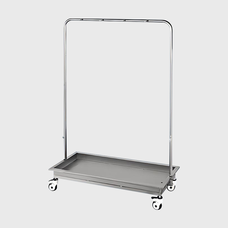 Bastidor médico de acero inoxidable móvil