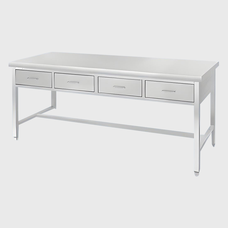 Mesa de trabajo de acero inoxidable de CSSD de hospital